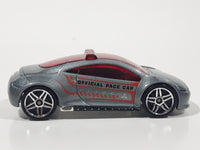 2008 Hot Wheels Top Speed GT Mitsubishi Eclipse Concept Official Pace Car Pearl Grey Die Cast Toy Race Car Vehicle