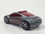 2008 Hot Wheels Top Speed GT Mitsubishi Eclipse Concept Official Pace Car Pearl Grey Die Cast Toy Race Car Vehicle