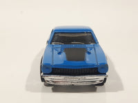 2010 Hot Wheels '71 Maverick Grabber Blue Die Cast Toy Muscle Car Vehicle