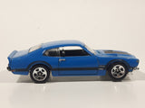 2010 Hot Wheels '71 Maverick Grabber Blue Die Cast Toy Muscle Car Vehicle