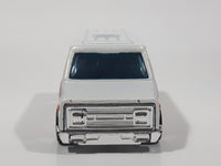 2010 Hot Wheels Race World - City '70s Van Ambulance White Die Cast Toy Car Vehicle