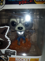 Funko Pop! Marvel Guardians Of The Galaxy Vol. 2 #201 Rocket 4" Tall Vinyl Bobble-Head Toy Figure New in Box