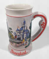 Disney Disneyland 6 1/2" Tall Embossed Ceramic Beer Mug Stein