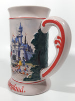 Disney Disneyland 6 1/2" Tall Embossed Ceramic Beer Mug Stein