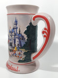 Disney Disneyland 6 1/2" Tall Embossed Ceramic Beer Mug Stein