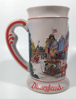 Disney Disneyland 6 1/2" Tall Embossed Ceramic Beer Mug Stein