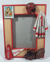 Coca Cola Go Team Football Themed 3D Resin 3 1/2" x 5" Picture Frame