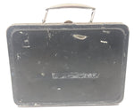 Vintage Black Heavy Metal Lunch Box Container