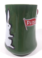 Pilsner Beer Bunny Rabbit Themed 5" Tall 3D Embossed Ceramic Beer Stein Mug
