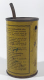 Vintage Coleman Measuring Can for Instant Lightning Irons 5 1/4" Tall Yellow Metal Pourer