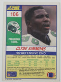 1990 Score NFL Football Cards (Individual)