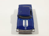 2016 Hot Wheels Muscle Mania '63 Chevy II Blue Die Cast Toy Muscle Car Vehicle Crushed Roof