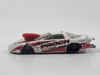 2001 Hot Wheels Pro Stock Firebird White Die Cast Toy Race Car Vehicle