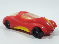 1995 Hot Wheels Power Circuit Red and Yellow Die Cast Toy Car Vehicle McDonald's Happy Meal