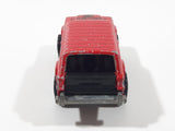 Vintage Majorette No. 236 4x4 Cherokee Mad Bull Red 1:64 Scale Die Cast Toy Car SUV Vehicle with Opening Tail Gate