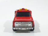 1986 Hot Wheels Workhorses Rescue Ranger Red Fire Truck Die Cast Toy Car Vehicle - Yellow lights