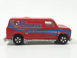Vintage Yatming Style Ford Econoline E-150 Sports Van Red Die Cast Toy Car Vehicle