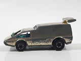 Vintage 1979 Hot Wheels Golden Machines Spoiler Sport Van Originally Gold Chrome Die Cast Toy Car Vehicle Hong Kong 2 Rear window Version
