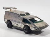 Vintage 1979 Hot Wheels Golden Machines Spoiler Sport Van Originally Gold Chrome Die Cast Toy Car Vehicle Hong Kong 2 Rear window Version
