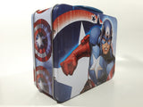 Marvel Comics Captain America Tin Metal Lunch Box Container