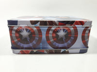 Marvel Comics Captain America Tin Metal Lunch Box Container