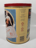 1991 Time For Cracker Jack Limited Edition Popcorn Confection 8" Tall Tin Metal Canister Second In Series