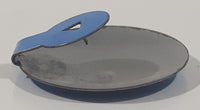 Vintage Blue Fold Over Style 7/8" Metal Tab Clip Pin