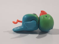 1993 Littlest Pet Shop Zoo Keep Me Safe Pets Jungle Bunch Parrot Bird 1 5/8" Tall Plastic Toy Figure