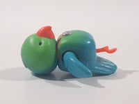 1993 Littlest Pet Shop Zoo Keep Me Safe Pets Jungle Bunch Parrot Bird 1 5/8" Tall Plastic Toy Figure