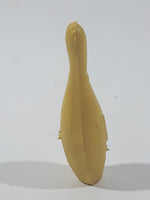 Vintage Diener Style Yellow Rubber Eraser Bowling Pin 2 1/4" Tall Toy