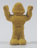 Vintage Diener Yellow Alien Robot Borta 1 7/8" Tall Rubber Eraser