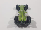 2008 Hot Wheels Hybrid Racers F-Racer Light Green Die Cast Toy Race Car Vehicle