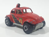 1998 Hot Wheels Baja Bug Volkswagen VW Beetle Red Die Cast Toy Car Vehicle