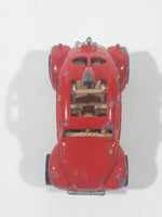 1998 Hot Wheels Baja Bug Volkswagen VW Beetle Red Die Cast Toy Car Vehicle