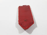 Vintage Canadian Military Officer's Gorget Collar Strap 1 1/4" x 3 1/2" with 1/2" King George VI Brass Button
