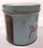 Vintage Player's Navy Cut Cigarette Tobacco Light Blue "For Those Who Prefer To Roll Their Own Cigarettes" Metal Tin Can