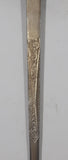Vintage Joan of Arc Bronze 12" Metal Letter Opener Sword with '1732' Brown Leather Sheath Wall Hanging