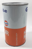 Vintage Gulf Gulflube SAE 30 1.13 Litre Motor Oil Metal Can FULL