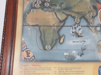 2001 Foster's Lager Since 1888 Australia's Famous Beer History and World Map 20 3/4" x 26 3/4" Picture