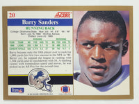 1991 Score NFL Football Cards (Individual)