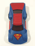 2016 McDonald's Hot Wheels DC Comics Superman Plastic Pull Back Toy Car Vehicle