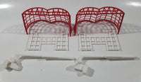 Stiga NHL Stanley Cup Ice Hockey 36" Long Rod Table Hockey Game Goalie Nets and Control Arms 4" Wide Full Set of 2