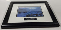 Max Jacquiard "Jasper in Winter" Canadian National Railway Train 13 1/2" x 16 1/8" Framed Art Print