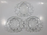 Clear Cut Crystal 4" Hanging Light Shade Covers Set of 3