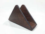 Wood Triangle Shaped 6 3/4" Wide Napkin Holder