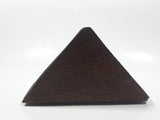 Wood Triangle Shaped 6 3/4" Wide Napkin Holder