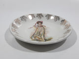 Vintage Wood & Sons Burslem England "Pinky" Lawrence Gold Leaf Pattern 4 3/8" Plate