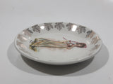 Vintage Wood & Sons Burslem England "Pinky" Lawrence Gold Leaf Pattern 4 3/8" Plate