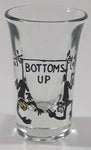 Vintage Bottoms Up Dangling Hanging Monkeys 2 7/8" Tall Shot Glass Shooter