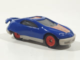 1999 Hot Wheels Future NASCAR Blue Die Cast Toy Car Vehicle McDonald's Happy Meal